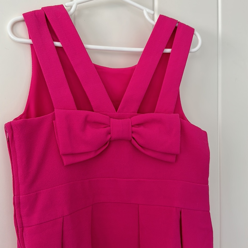 Kate Spade Girls Size 7Y Pink Bow Back Dress NWT